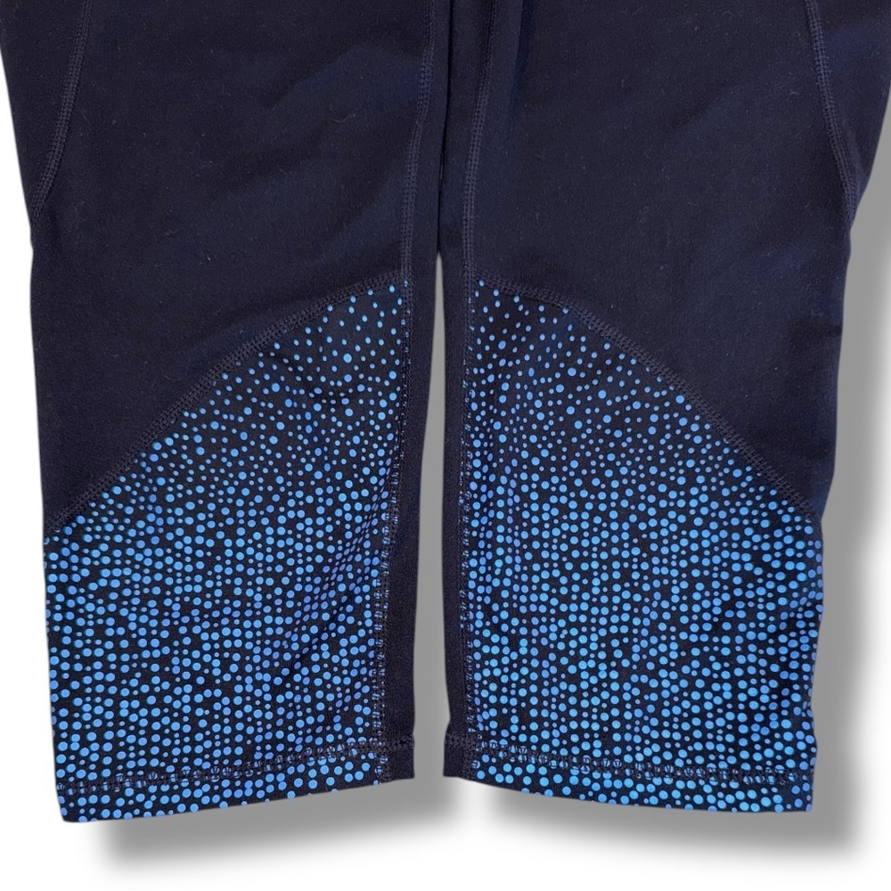 Tangerine Size XL Leggings Yoga Athletic Capri Pants Dark Gray Blue - Picture 6 of 7
